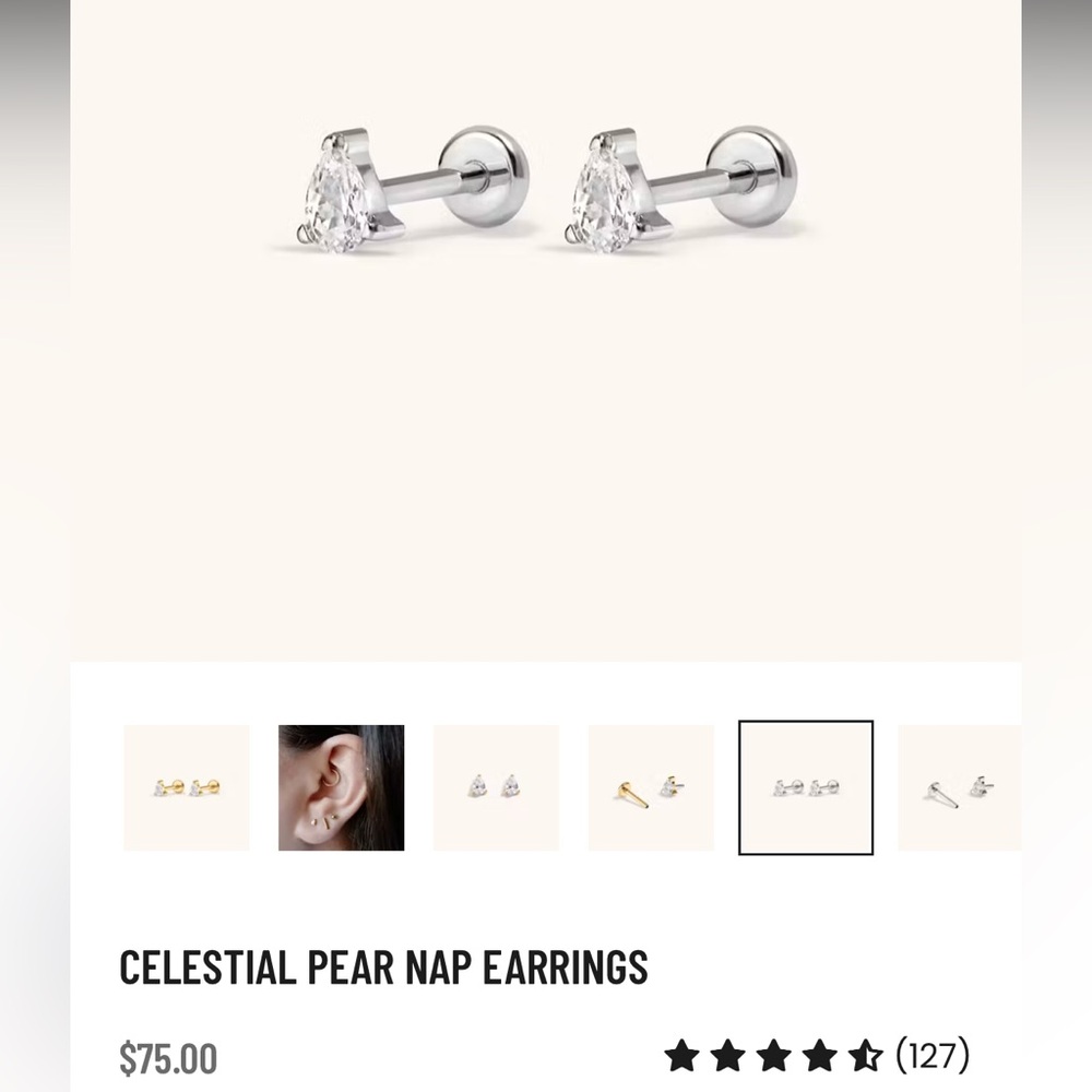 Maison Miru Celestial Pear Nap Earrings!